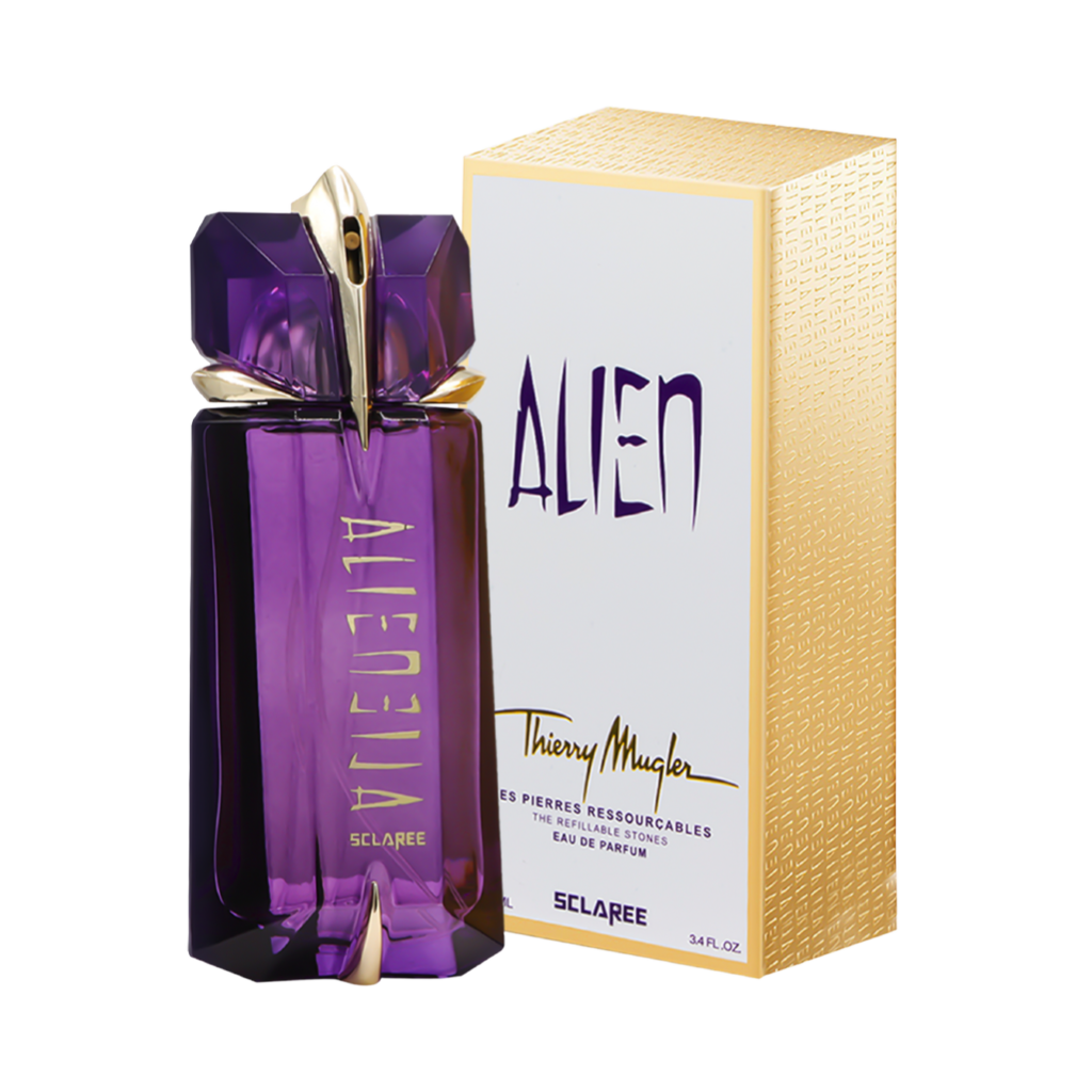 ادوپرفیوم زنانه اسکلاره Sclaree مدل آلین Alien حجم 100 میلی لیتر طرح مارک