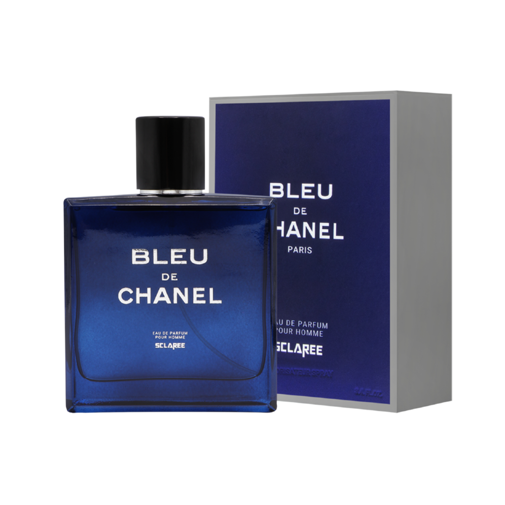 ادوپرفیوم مردانه اسکلاره Sclaree مدل بلو د شانل Bleu De Chanel حجم 100 میلی لیتر طرح مارک
