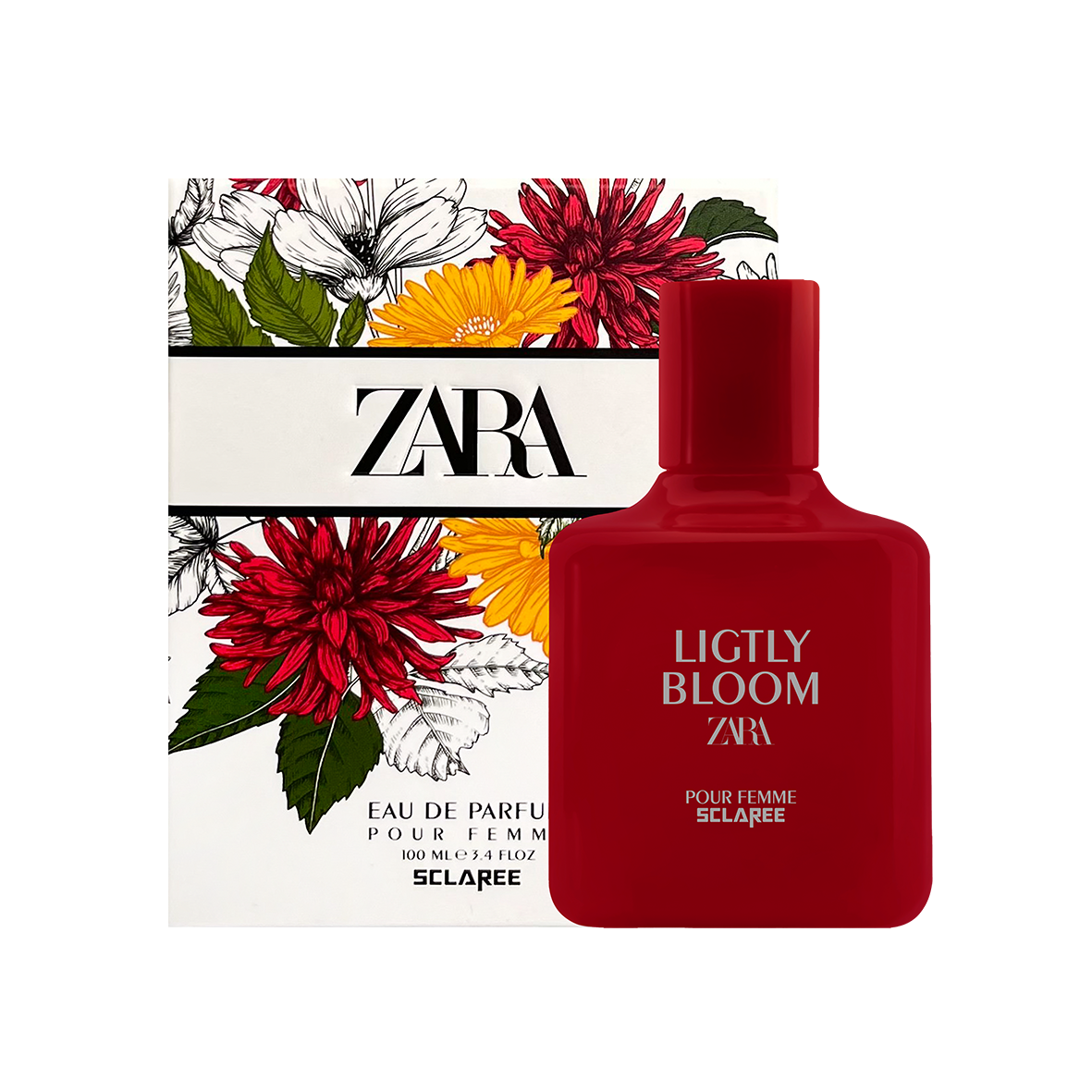 عطر زارا لایتلی بلوم Zara Lightly Bloom اسکلاره 100 میل