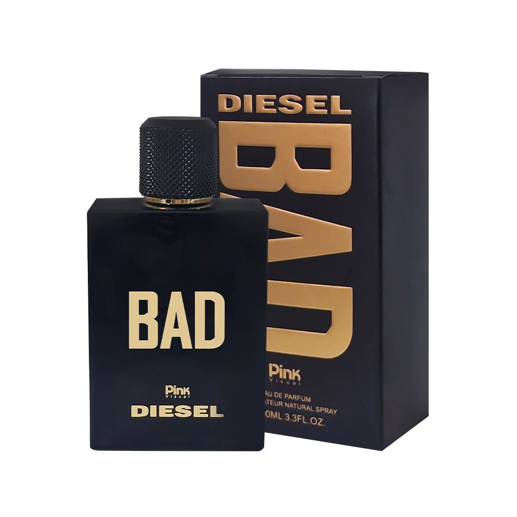 ادوپرفیوم مردانه پینک ویژوآل Pink مدل بد دیزل Bad Diesel حجم 100 میلی لیتر طرح مارک