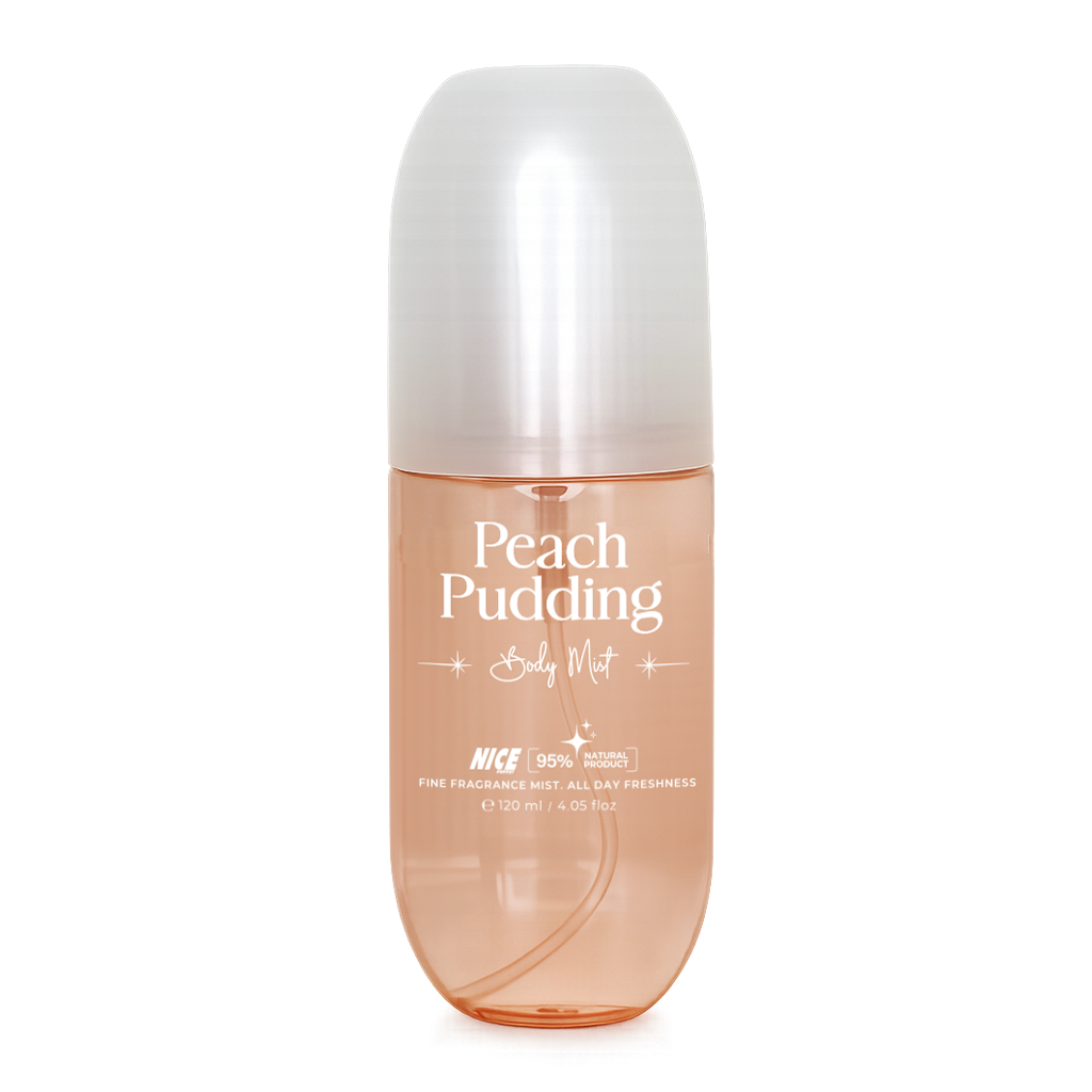 بادی میست Peach Pudding نایس حجم 120 میلی لیتر